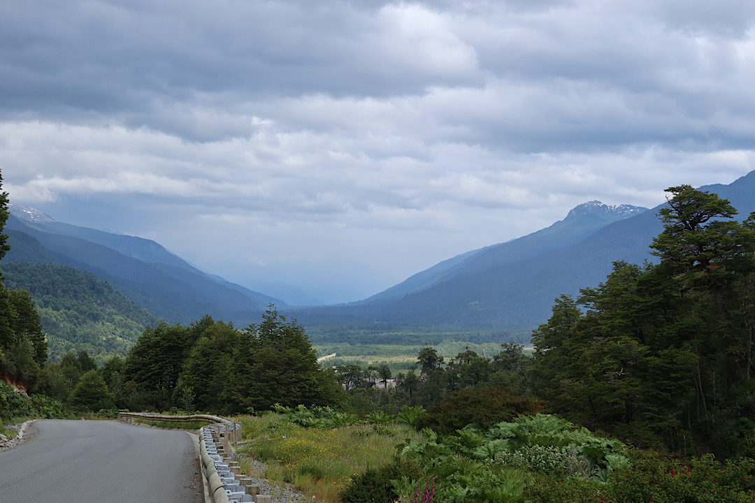 View between landslides.