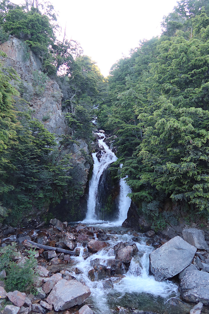 Despite being tired, I took at least one photo of a waterfall.