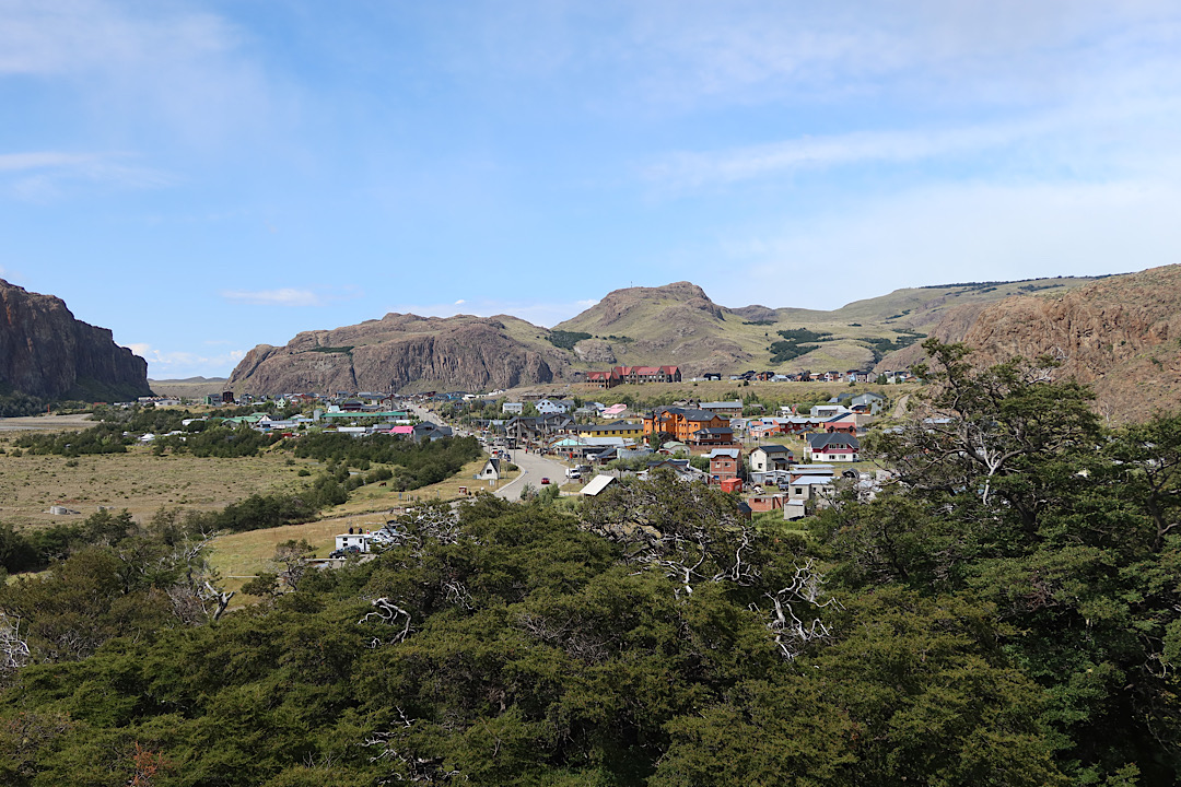 A better view of town than from any of the roads.