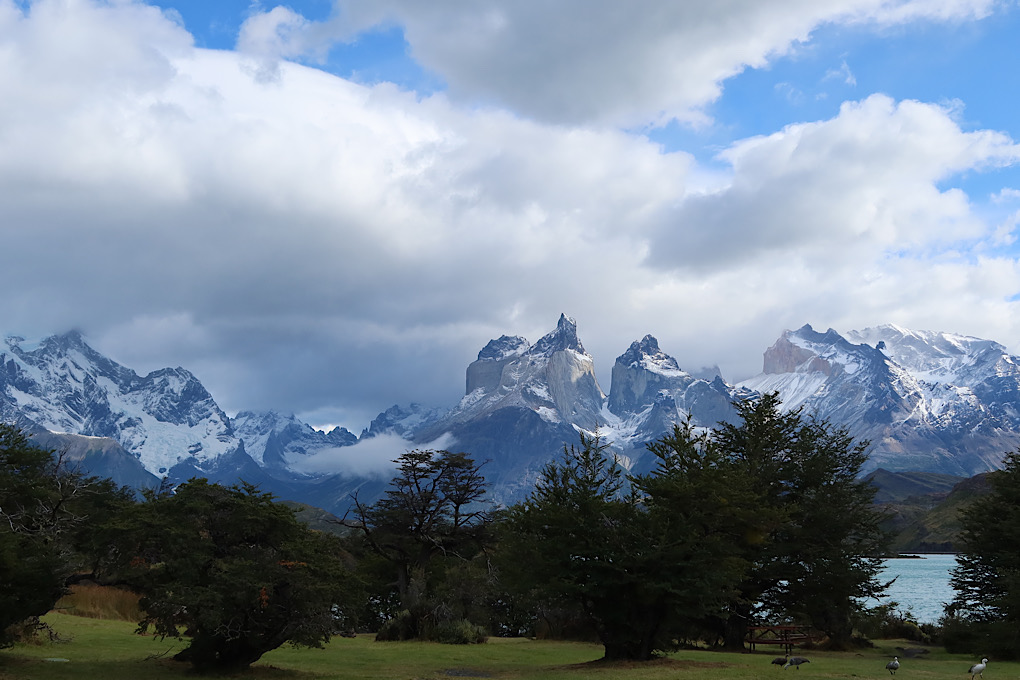 The clouds made for somewhat more dramatic views of the park on the way out.