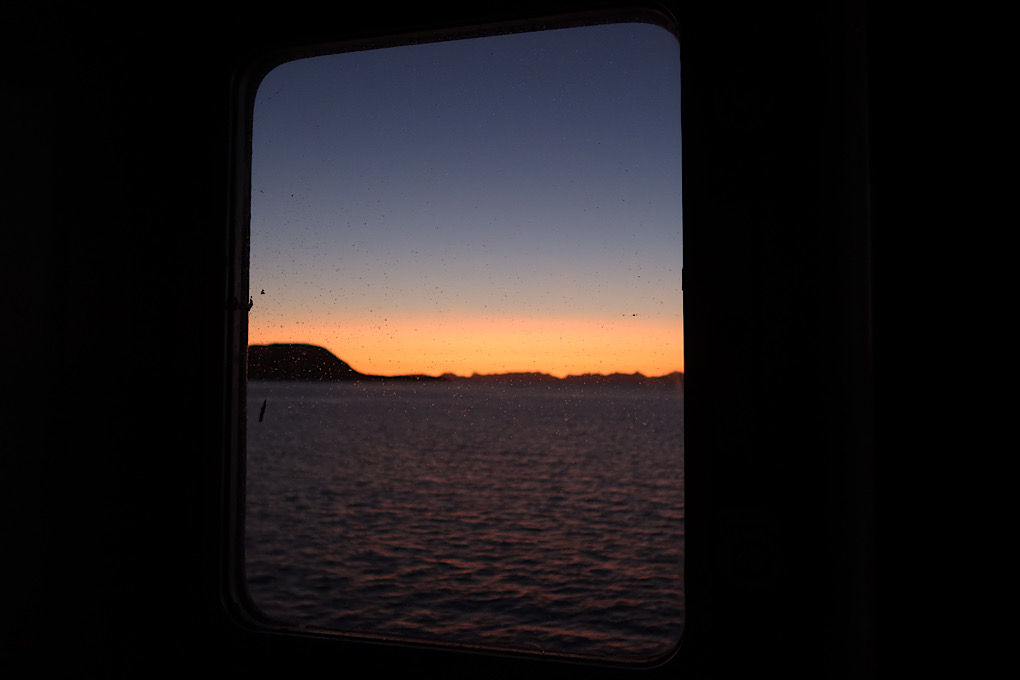 Still had the remnants of the sunset when I went to my room close to midnight.