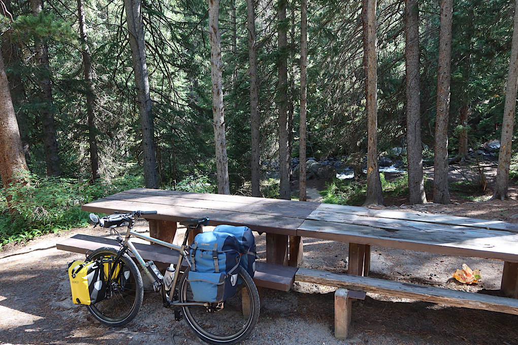 A nice picnic area that I stopped to check out but didn't actually picnic in.