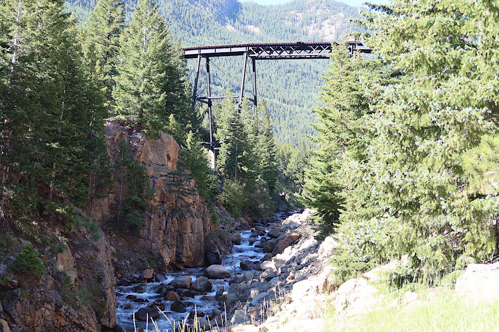 The bridge for the Georgetown Loop tourist train.