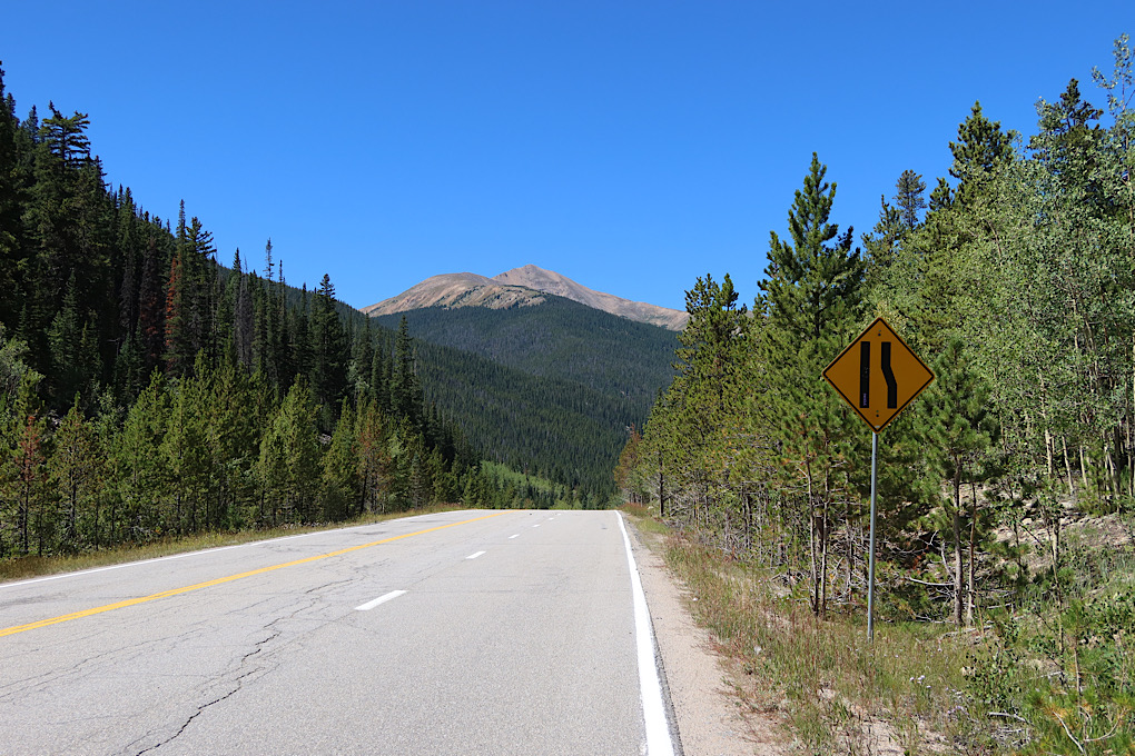 Low traffic road.