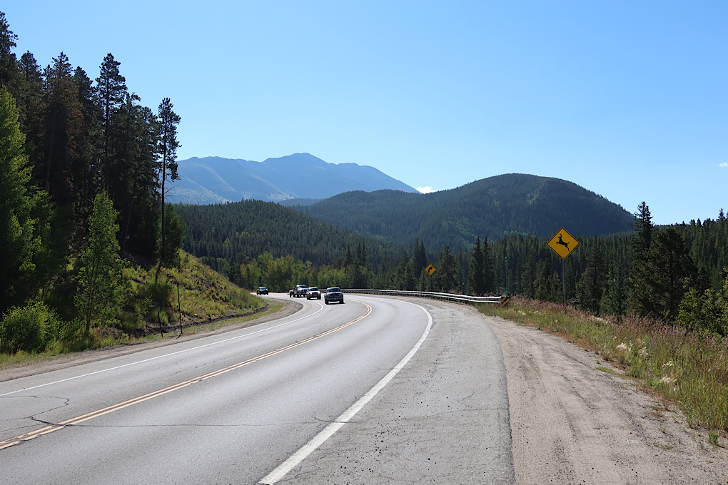 Leaving Breckenridge.