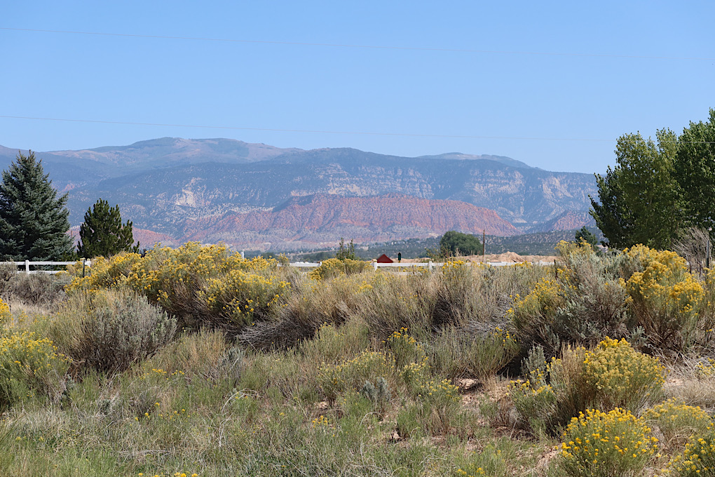 Approaching Cedar City...