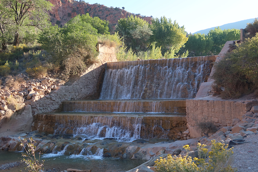 The end of the bike trail was one of this trips few waterfalls.