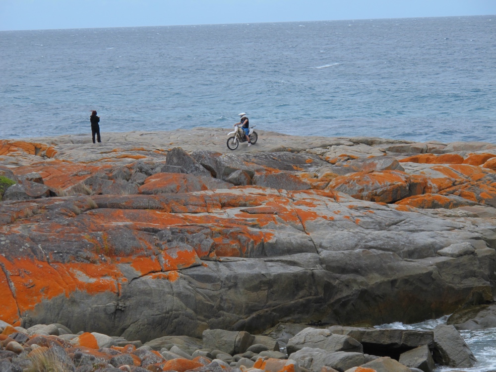 Rugged biking photo shoot.