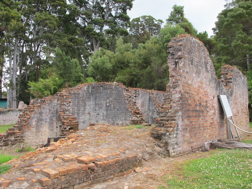 The ruins of the solitary confinement cells. The cells were 6′ by 4′ by 6′ tall. Not much bigger than my tent.