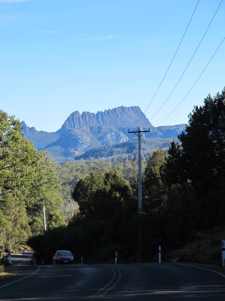 Right outside the lodge.