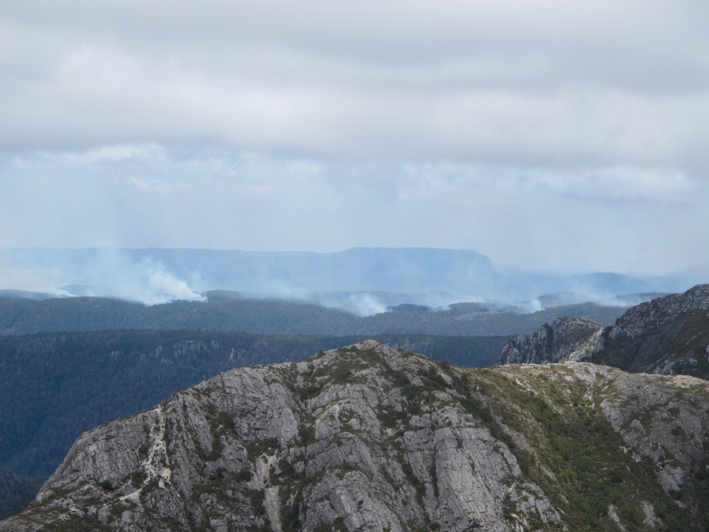 Smoke from bushfires, I think.