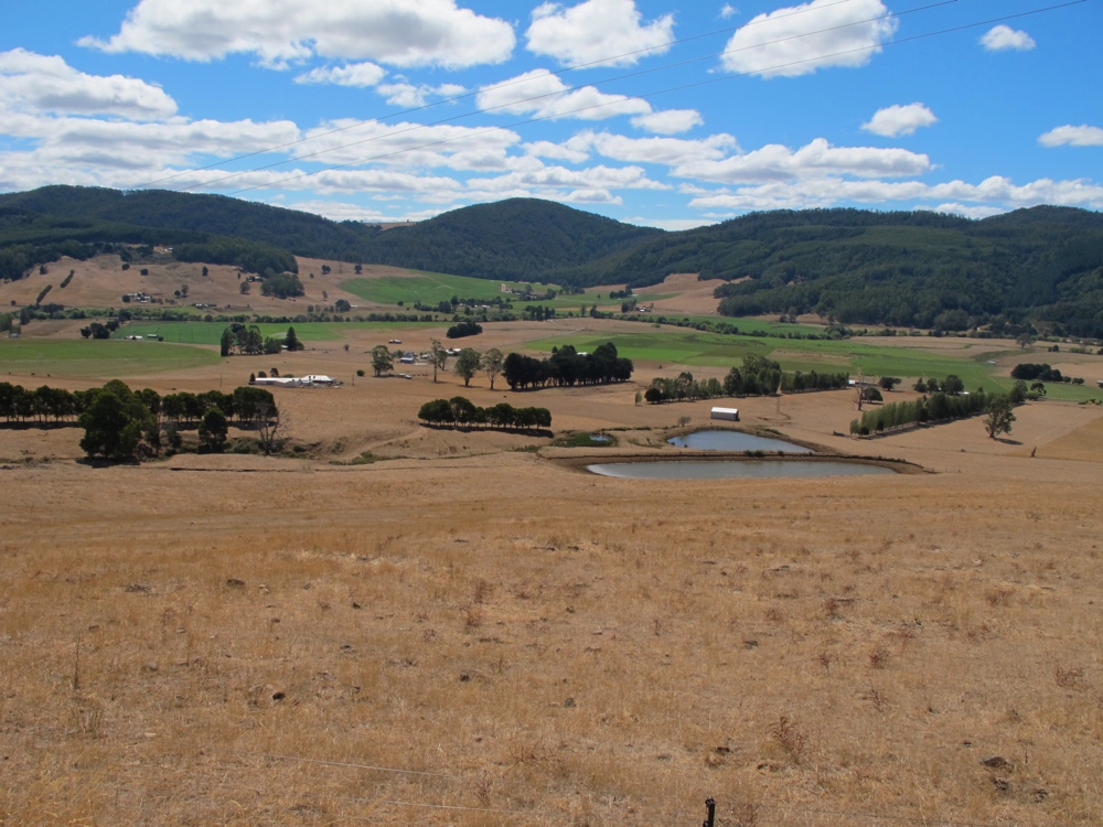 Gunns Plains. I guess there are a few sort of flat bits, but &#8216;plains&#8217; seems optimistic.