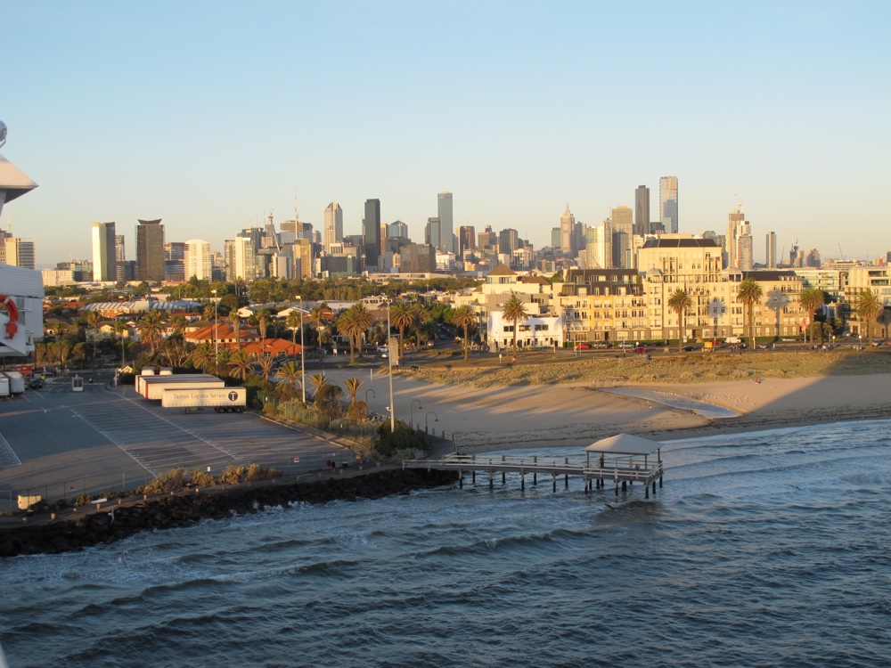 Melbourne from the boat