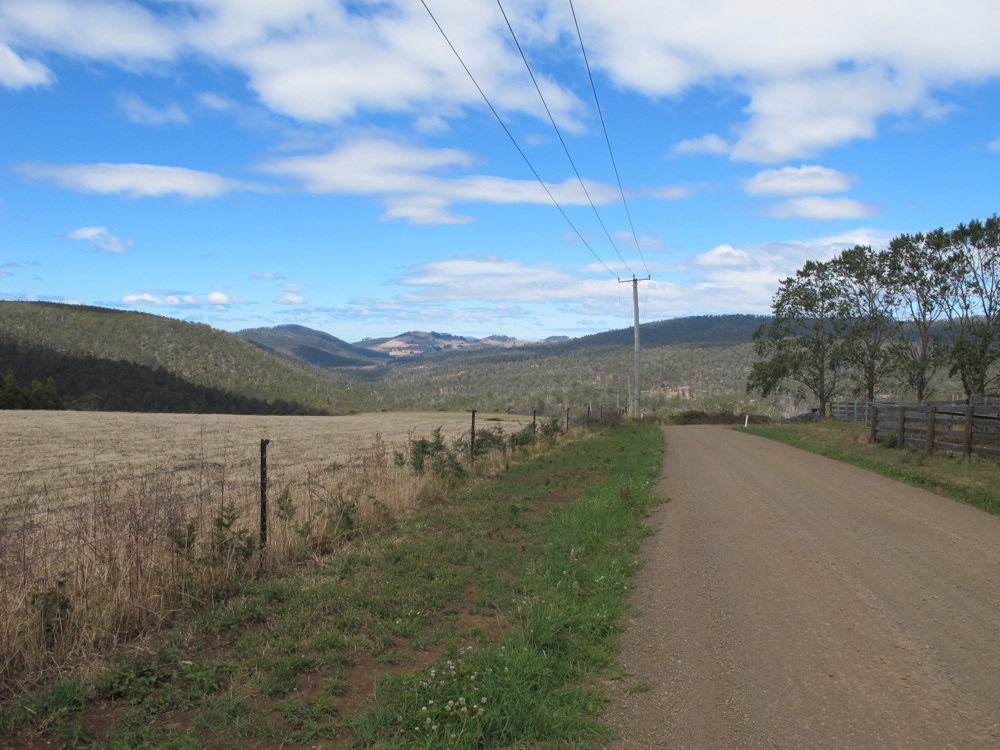 The hills near Nugent.