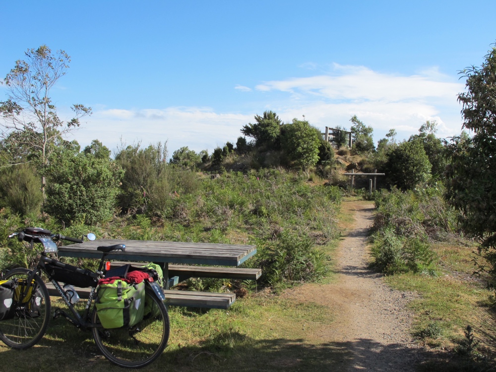 The lookout point.