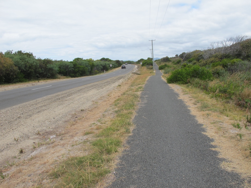 The Scamander bike path.