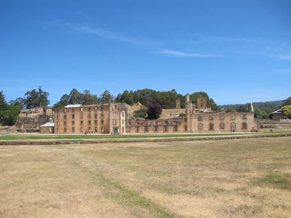 The penitentiary, the most iconic building on the site.