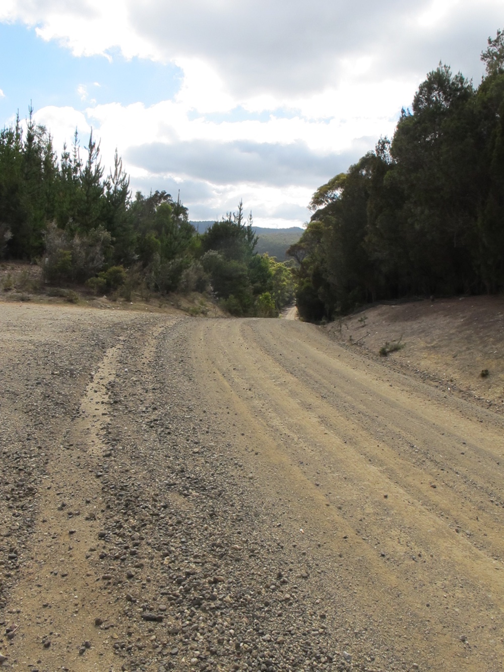 This was the nice part of this road. I do no recommend it.