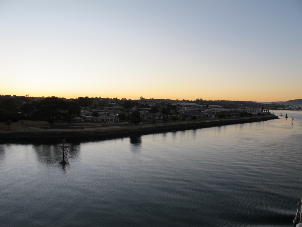 First view of Tasmania